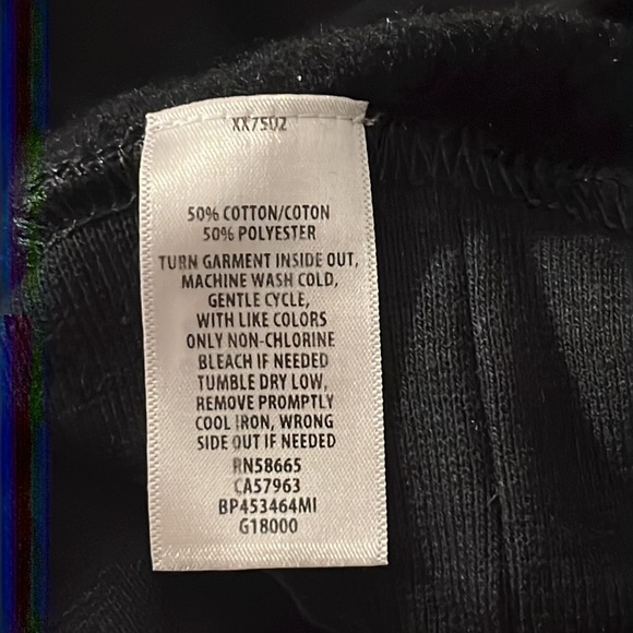 BP. Nordstrom Unisex Black Fleece Crewneck Sweatshirt Size XL - Picture 5 of 5